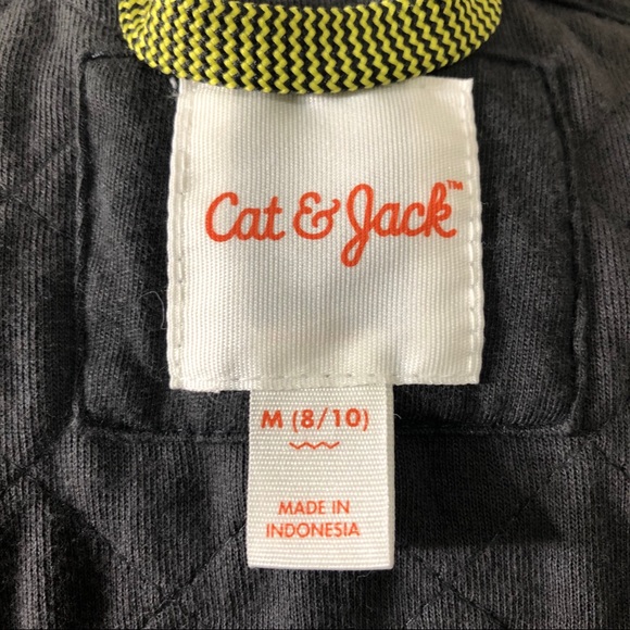 Boys M (8-10) Blue Cat & Jack Hooded Jacket - Picture 5 of 5